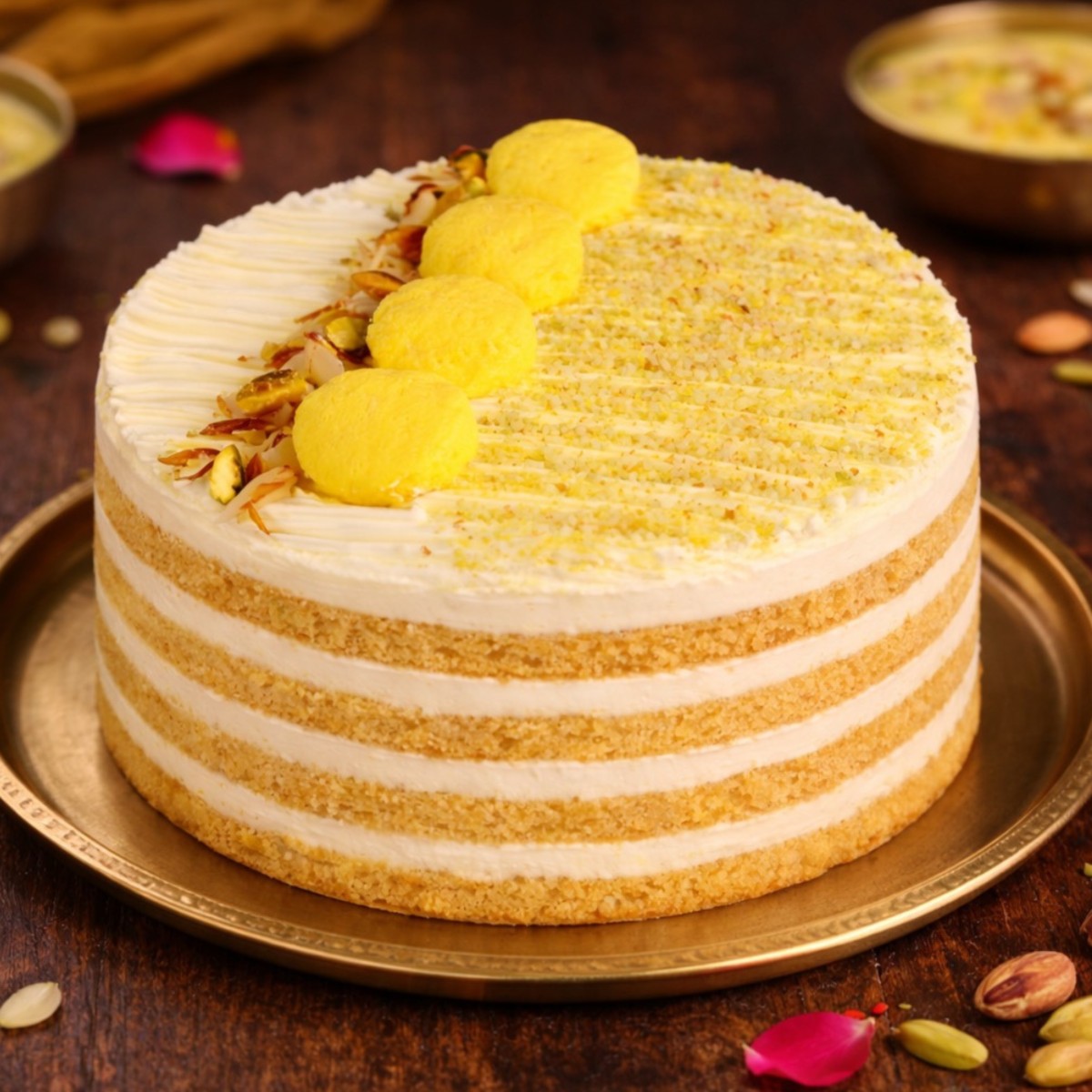 Rasmalai Bliss Cake